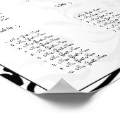  vogelpruimen Zittingsgrafiek 12 Tabellen Poster (Hoek)