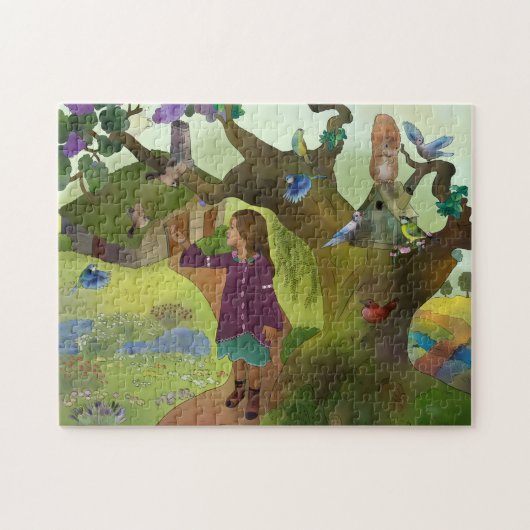 Vogelpuzzel Legpuzzel (Horizontaal)