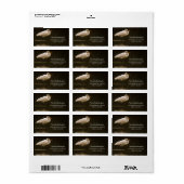 Vogelreflectie in het algemeen in het wit, in het  etiket (Full Sheet)