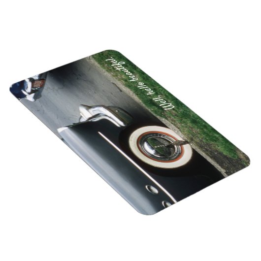 Vogelreflectie in witte wandbanden van Chrome Magneet (Rechterzijde)