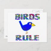 VOGELREGELING BRIEFKAART (Voorkant / Achterkant)