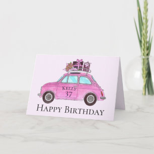 vogelretro-fiat 500 kaart