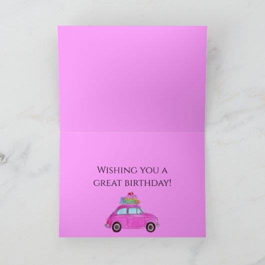  vogelretro-fiat 500 kaart (Binnen)