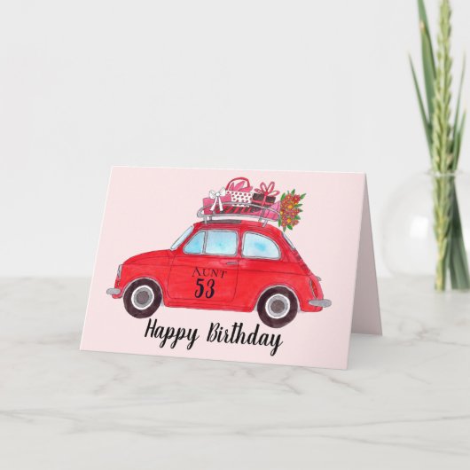 vogelretro-fiat 500 kaart (Voorkant)