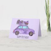  vogelretro-fiat 500 kaart (Voorkant)