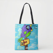 vogelroep tote bag (Voorkant)
