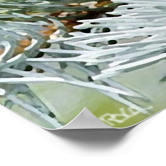 Vogelrood Poster (Hoek)