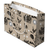 vogelrooster Eipatroon Groot Cadeauzakje (Achterkant Gekanteld)