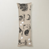 vogelrooster Eipatroon Lichaamskussen (Achterkant (Verticaal))