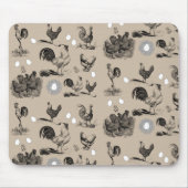 vogelrooster Eipatroon Muismat (Voorkant)