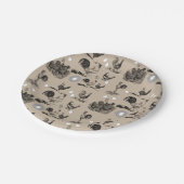  vogelrooster Eipatroon Papieren Bordje (Gekanteld)