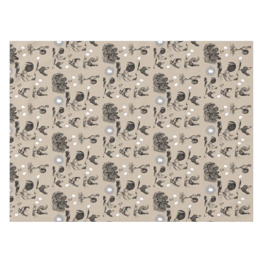 vogelrooster Eipatroon Tafelkleed (Voorkant (Horizontaal))