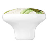 Vogelroze bloemen Diermeeuw/Knop Keramische Knop (Zijkant)