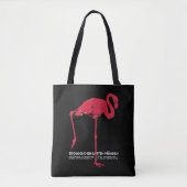 vogelroze flamingo in de Duitse dierentuin Münche Tote Bag (Voorkant)