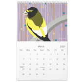 Vogels 2009 kalender (Mar 2027)