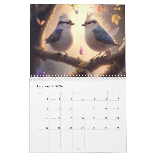 Vogels 2024 Kalender (Feb 2026)