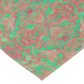 Vogels Arabesque Oriental Bohemian Boho Red Green Tafelkleed (Gekanteld)