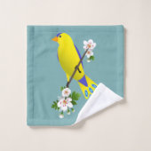 vogels bad handdoek (Wasdoekje)