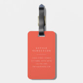 Vogels Bagage Label (Achterkant verticaal)