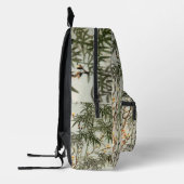 Vogels Bamboe Aziatisch Japans Bedrukte Rugzak (Links)