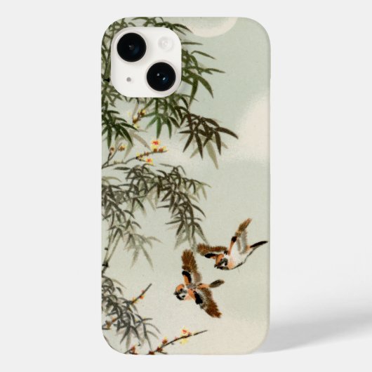 Vogels Bamboe Aziatisch Japans  Case-Mate iPhone Case (Achterkant)