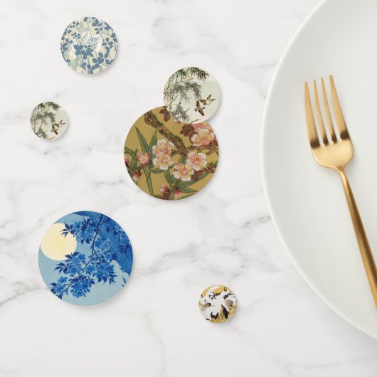 Vogels Bamboe Aziatisch Japans  Confetti (Groep)