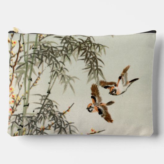 Vogels Bamboe Aziatisch Japans Etui (Voorkant)