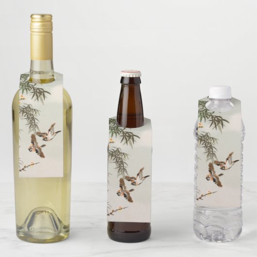 Vogels Bamboe Aziatisch Japans  Flessenhanger (In situ)