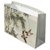 Vogels Bamboe Aziatisch Japans Groot Cadeauzakje (Achterkant Gekanteld)