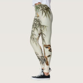 Vogels Bamboe Aziatisch Japans  Leggings (Links)