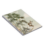 Vogels Bamboe Aziatisch Japans  Notitieboek (Rechterzijde)