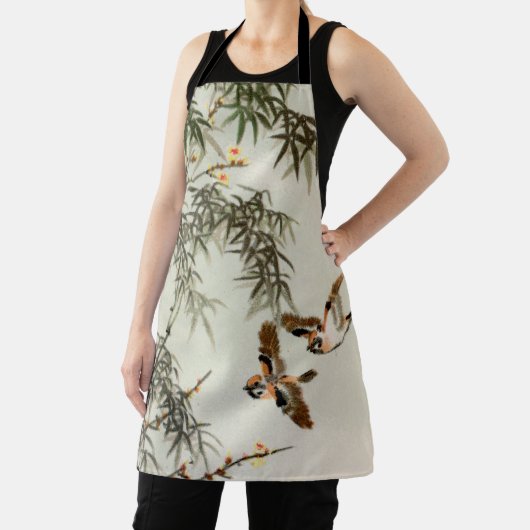 Vogels Bamboe Aziatisch Japans  Schort (Insitu)