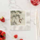 Vogels Bamboe Aziatisch Japans  Servet (Insitu)