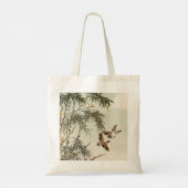 Vogels Bamboe Aziatisch Japans  Tote Bag (Achterkant)