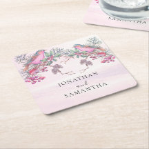 Vogels & Bessen Denneappel Aquarel Winterhuwelijk