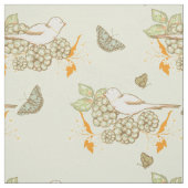Vogels Bessen en Vlinders Stof 2 (Swatch)