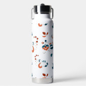 Vogels & bessen in Russische stijl Waterfles (Voorkant)