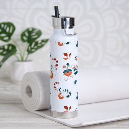 Vogels & bessen in Russische stijl Waterfles