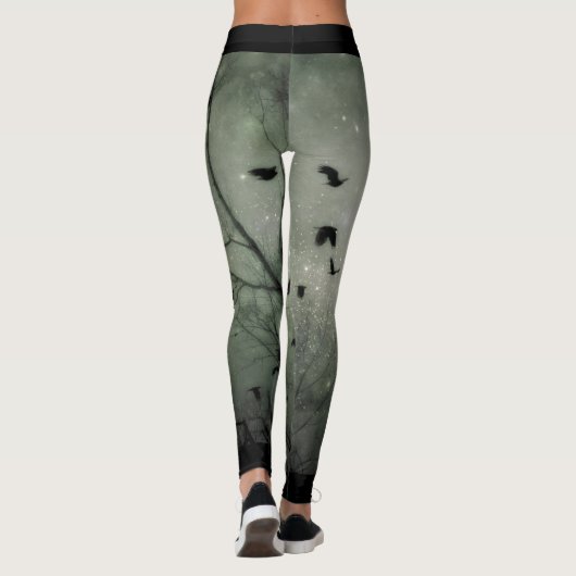 Vogels bij Twilight Leggings (Achterkant)