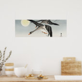Vogels bij volle maan, Ohara Koson (1900-1936) Poster (Keuken)