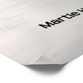 Vogels bij Watsonville Beach Poster (Hoek)