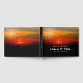 Vogels bij zonsopgang hemel vieren het leven gastenboek (Volledig)