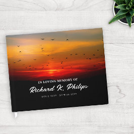 Vogels bij zonsopgang Hemel Viering van het leven Gastenboek