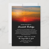 Vogels bij zonsopgang Herinnering van de dood Jubi Kaart (Voorkant)