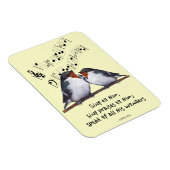 Vogels; Bijbelvers: Zing Lof aan de Heren Magneet (Rechterzijde)