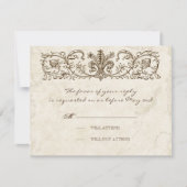  vogels, blauwe eitjes - een reiskaart RSVP kaartje (Voorkant)