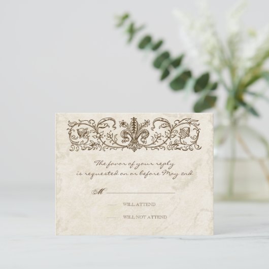  vogels, blauwe eitjes - een reiskaart RSVP kaartje (Staand voorkant)