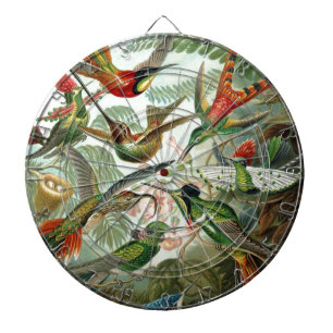 vogels bloemen bloem vogel natuur vintage schilder dartbord
