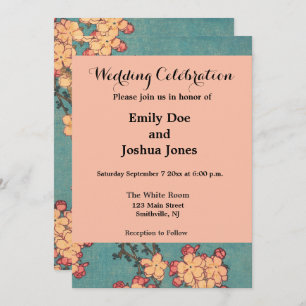 Vogels Bloemen Hokusai Japanse kunst Kaart