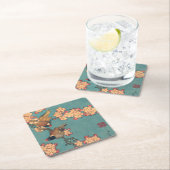 Vogels Bloemen Hokusai Japanse kunst Kartonnen Onderzetters (Insitu)